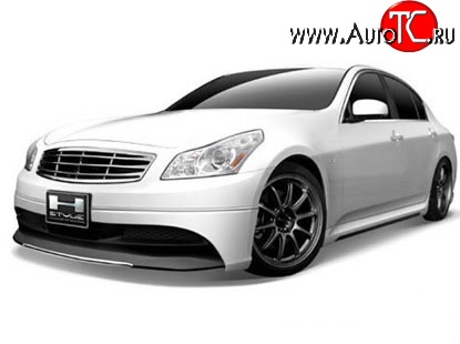 9 799 р. Накладка переднего бампера H Style INFINITI GF35 (2002-2008) (Неокрашенная)  с доставкой в г. Вологда