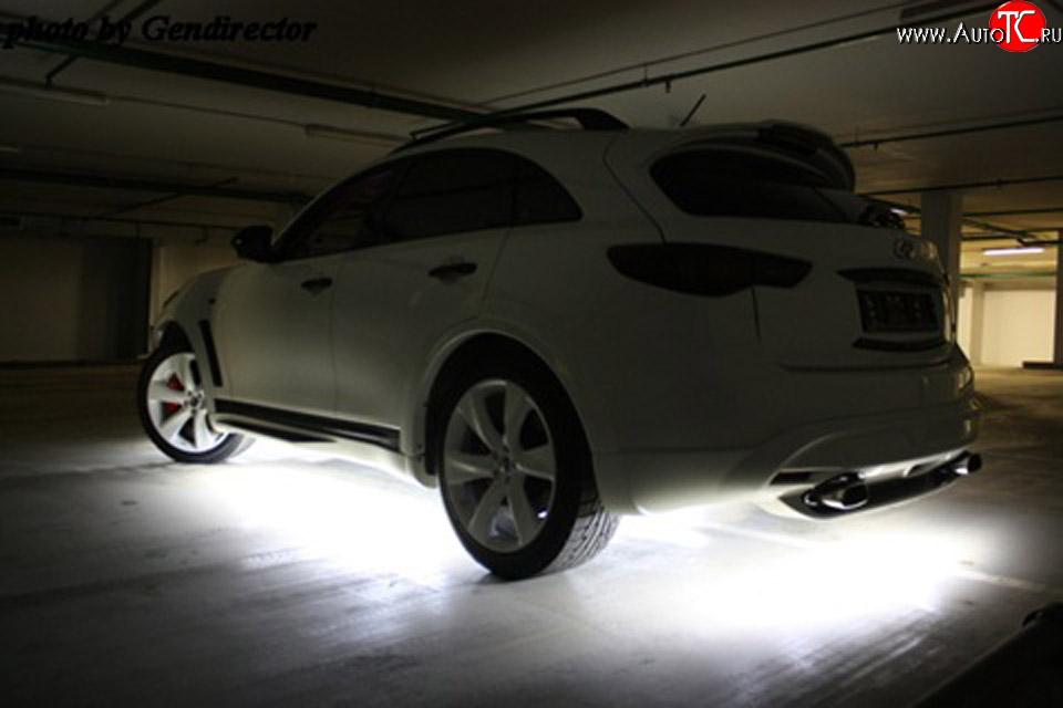 6 949 р. Спойлер Diablo INFINITI FX50 S51 рестайлинг (2012-2014) (Неокрашенный)  с доставкой в г. Вологда