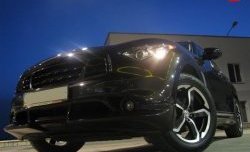 9 299 р. Юбка переднего бампера Diablo INFINITI FX50 S51 дорестайлинг (2008-2011) (Неокрашенная)  с доставкой в г. Вологда. Увеличить фотографию 6