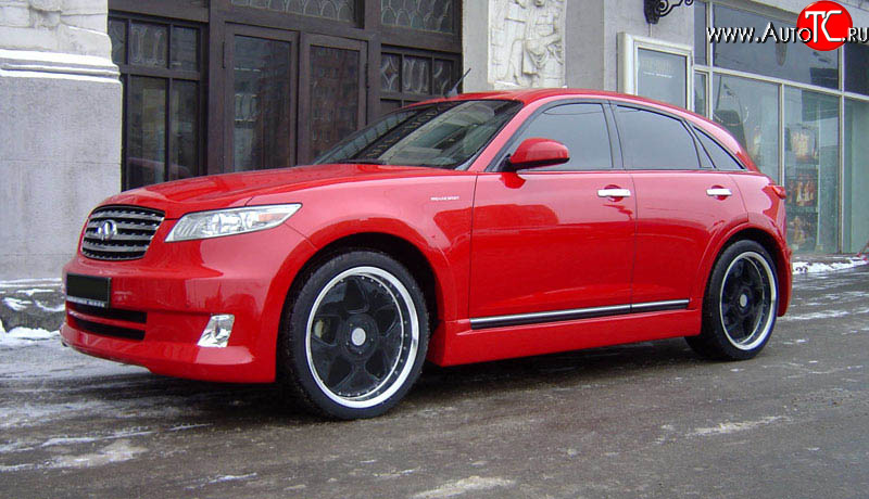 21 099 р. Передние крылья AERO INFINITI FX35 S50 дорестайлинг (2002-2005) (Неокрашенные)  с доставкой в г. Вологда