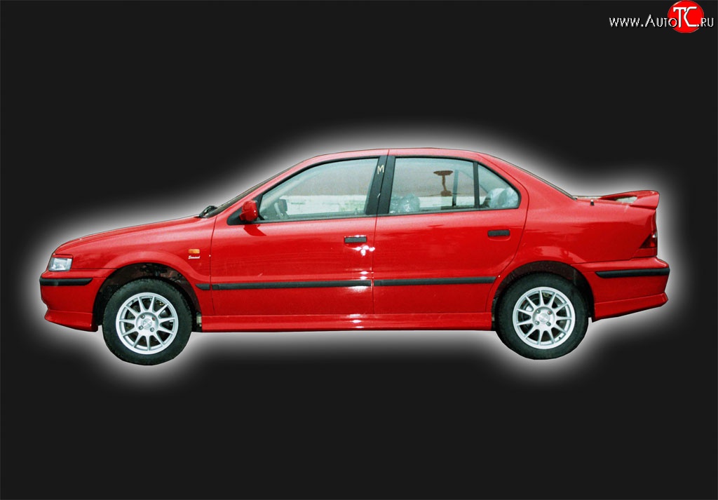 5 999 р. Пороги накладки GT Dynamics Iran Khodro Samand (2003-2022) (Неокрашенные)  с доставкой в г. Вологда