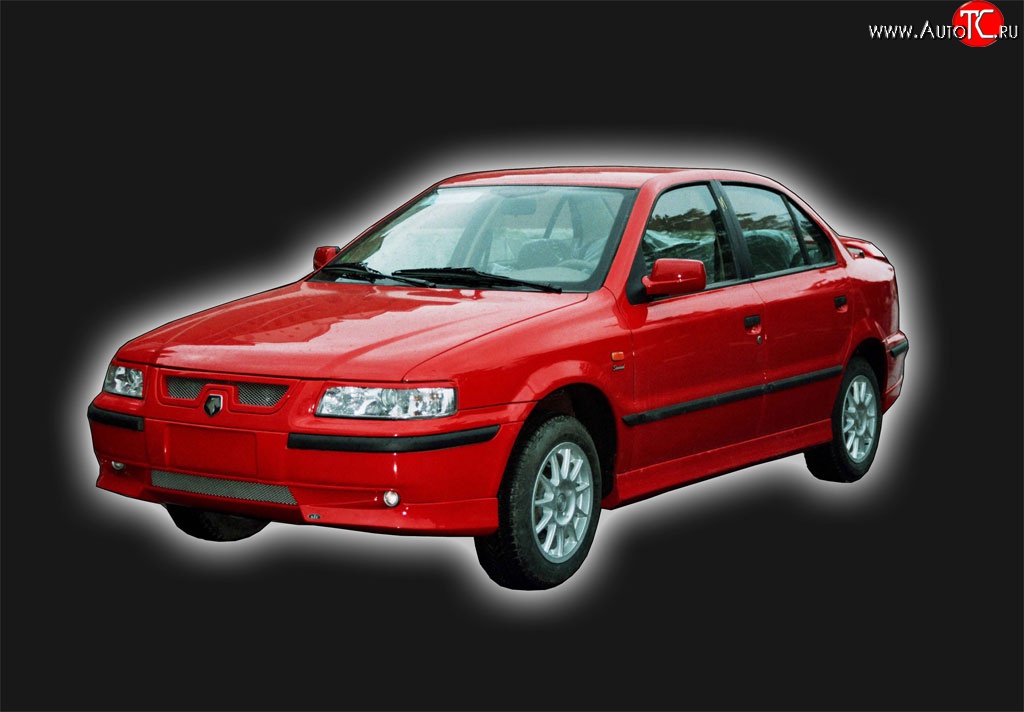 4 249 р. Накладка переднего бампера GT Dynamics Iran Khodro Samand (2003-2022) (Неокрашенная)  с доставкой в г. Вологда
