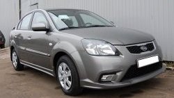 5 999 р. Пороги накладки GT Dynamics KIA Rio 2 JB дорестайлинг седан (2005-2009) (Неокрашенные)  с доставкой в г. Вологда. Увеличить фотографию 2