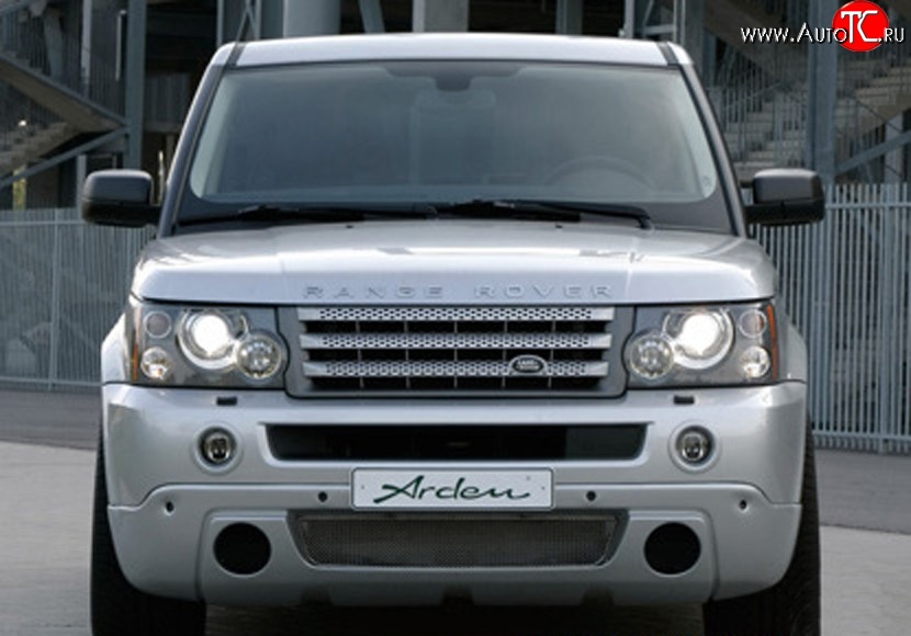 14 949 р. Накладка переднего бампера ARDEN Land Rover Range Rover Sport 1 L320 дорестайлинг (2005-2009) (Накладка без решёток, Неокрашенная)  с доставкой в г. Вологда