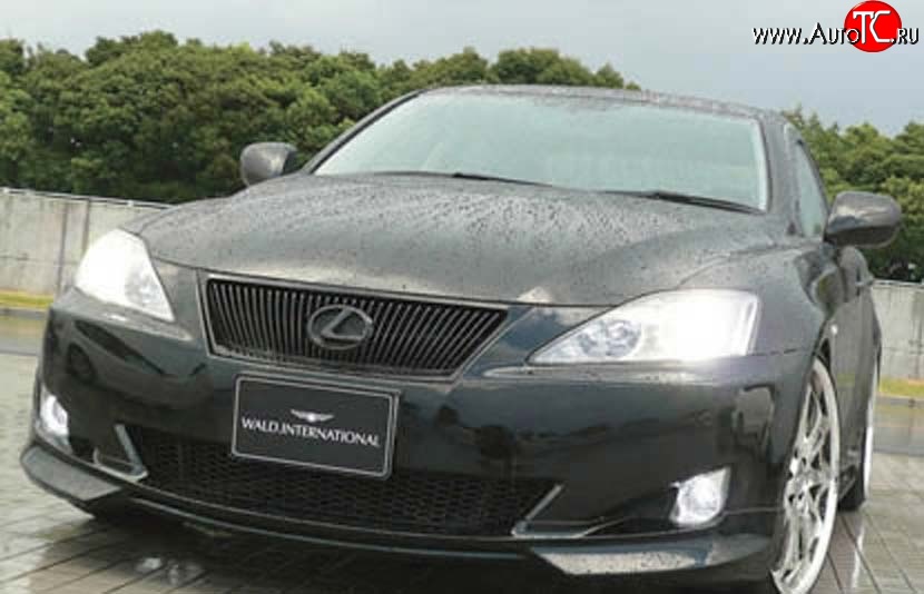 11 399 р. Накладка переднего бампера Wald Lexus IS250 XE20 седан дорестайлинг (2005-2013) (Неокрашенная)  с доставкой в г. Вологда