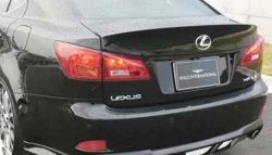 12 599 р. Накладка заднего бампера Wald Lexus IS250 XE20 седан дорестайлинг (2005-2013) (Неокрашенная)  с доставкой в г. Вологда. Увеличить фотографию 2