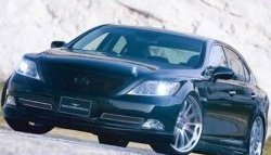 15 699 р. Накладка переднего бампера Wald Lexus LS460 XF40 дорестайлинг (2006-2009) (Неокрашенная)  с доставкой в г. Вологда. Увеличить фотографию 2