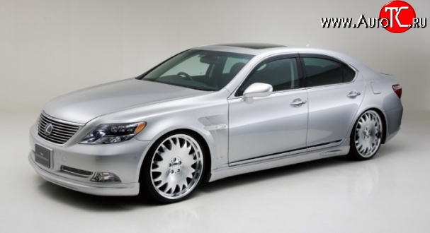 17 299 р. Пороги накладки Wald Lexus LS460 XF40 дорестайлинг (2006-2009) (Неокрашенные)  с доставкой в г. Вологда