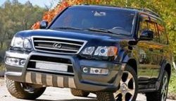 18 449 р. Передний бампер Red Aleti Lexus LX470 J100 дорестайлинг (1998-2002) (Неокрашенный)  с доставкой в г. Вологда. Увеличить фотографию 2
