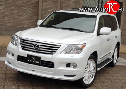 18 449 р. Накладка переднего бампера LX Mode Lexus LX570 J200 дорестайлинг (2007-2012) (Неокрашенная)  с доставкой в г. Вологда
