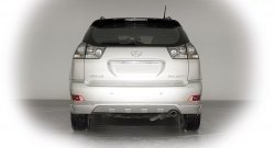 2 649 р. Накладка заднего бампера Style Lexus RX350 XU30 дорестайлинг (2003-2006) (Неокрашенная)  с доставкой в г. Вологда. Увеличить фотографию 2