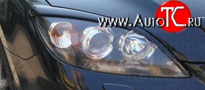 699 р. Реснички Style  Mazda 3/Axela  BK (2006-2009) рестайлинг, хэтчбэк (Неокрашенные)  с доставкой в г. Вологда
