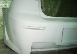 5 349 р. Задний бампер Mazda Speed Mazda 3/Axela BK дорестайлинг седан (2003-2006) (Неокрашенный)  с доставкой в г. Вологда. Увеличить фотографию 4