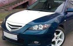 2 309 р. Комплект клыков Sport-V2 на передний бампер автомобиля Mazda 3/Axela BK дорестайлинг седан (2003-2006) (Неокрашенная)  с доставкой в г. Вологда. Увеличить фотографию 6
