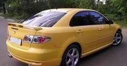 7 349 р. Накладка заднего бампера AERO Mazda 6 GG лифтбэк дорестайлинг (2002-2005) (Неокрашенная)  с доставкой в г. Вологда. Увеличить фотографию 2