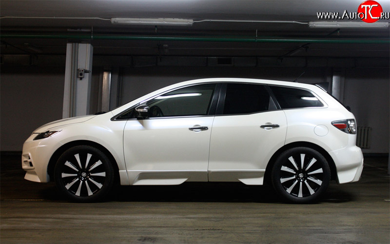 13 949 р. Пороги и накладки дверей One&Only Mazda CX-7 ER дорестайлинг (2006-2010) (Неокрашенные)  с доставкой в г. Вологда