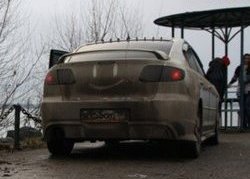 5 099 р. Спойлер Sport-V2 Mazda 3/Axela BK дорестайлинг седан (2003-2006) (Неокрашенный)  с доставкой в г. Вологда. Увеличить фотографию 3