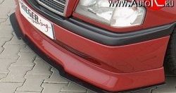 4 399 р. Накладка переднего бампера Rieger Mercedes-Benz C-Class W202 дорестайлинг седан (1993-1997)  с доставкой в г. Вологда. Увеличить фотографию 2