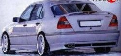 4 049 р. Накладка заднего бампера Rieger Mercedes-Benz C-Class W202 дорестайлинг седан (1993-1997)  с доставкой в г. Вологда. Увеличить фотографию 6