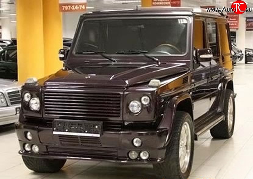 9 799 р. Накладка переднего бампера ART Style Mercedes-Benz G class W463 5 дв. дорестайлинг (1989-1994) (Неокрашенная)  с доставкой в г. Вологда