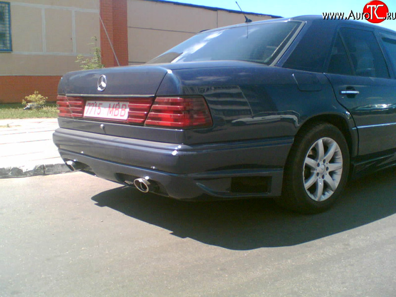 7 239 р. Задний бампер Elegance Mercedes-Benz E-Class W124 седан дорестайлинг (1984-1993)  с доставкой в г. Вологда