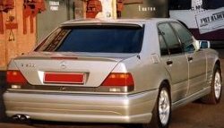 6 199 р. Козырёк LORINSER на заднее лобовое стекло автомобиля Mercedes-Benz S class W140 Седан (1991-1998) (Неокрашенный)  с доставкой в г. Вологда. Увеличить фотографию 4
