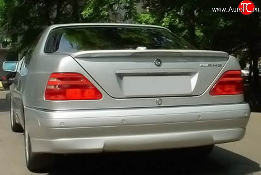 11 399 р. Накладка заднего бампера AMG Mercedes-Benz S class W140 Купе (1991-1998) (Неокрашенная)  с доставкой в г. Вологда