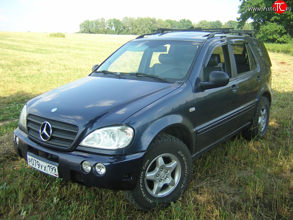5 199 р. Передний бампер MT Mercedes-Benz ML class W163 дорестайлинг (1997-2001) (Неокрашенный)  с доставкой в г. Вологда