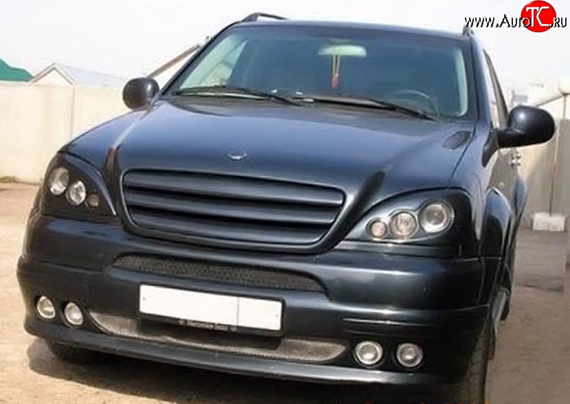 11 399 р. Накладка переднего бампера BRABUS (дорестайлинг) Mercedes-Benz ML class W163 дорестайлинг (1997-2001) (Неокрашенная)  с доставкой в г. Вологда