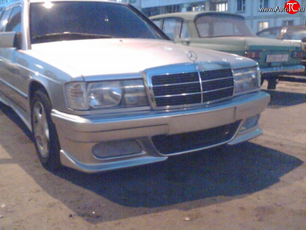 7 299 р. Передний бампер Rieger Mercedes-Benz C-Class W201 седан (1982-1992)  с доставкой в г. Вологда