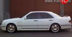 6 549 р. Накладка переднего бампера LORINZER Style Mercedes-Benz E-Class W210 дорестайлинг седан (1996-1999) (Неокрашенная)  с доставкой в г. Вологда. Увеличить фотографию 2