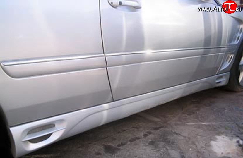 2 849 р. Пороги накладки McLaren F-01 Mercedes-Benz E-Class W210 дорестайлинг седан (1996-1999) (Неокрашенные)  с доставкой в г. Вологда
