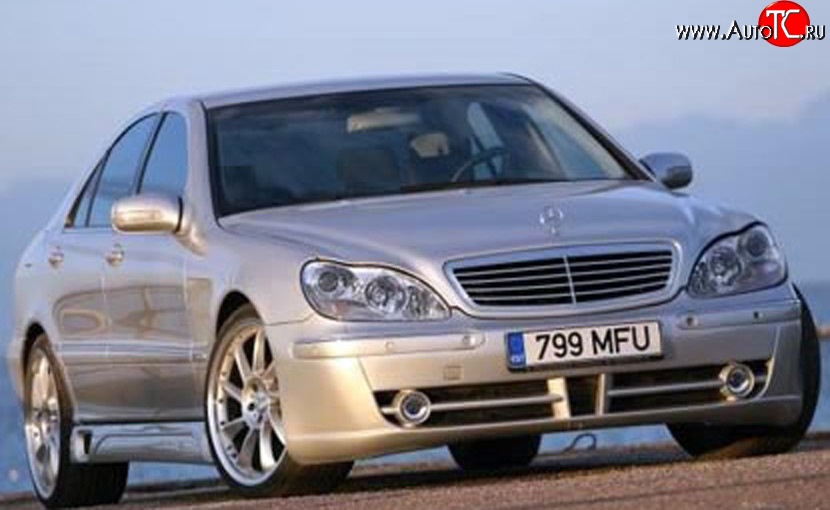 12 599 р. Передний бампер Lorinser F-01 Mercedes-Benz S class W220 (1998-2005) (Неокрашенный)  с доставкой в г. Вологда