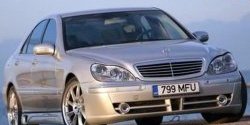 9 799 р. Пороги накладки Lorinser F-01 Mercedes-Benz S class W220 (1998-2005) (База: стандартная, Неокрашенные)  с доставкой в г. Вологда. Увеличить фотографию 2