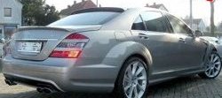 5 949 р. Козырёк LORINSER на заднее лобовое стекло автомобиля Mercedes-Benz S class 5 W221 седан дорестайлинг (2005-2009) (Неокрашенный)  с доставкой в г. Вологда. Увеличить фотографию 2