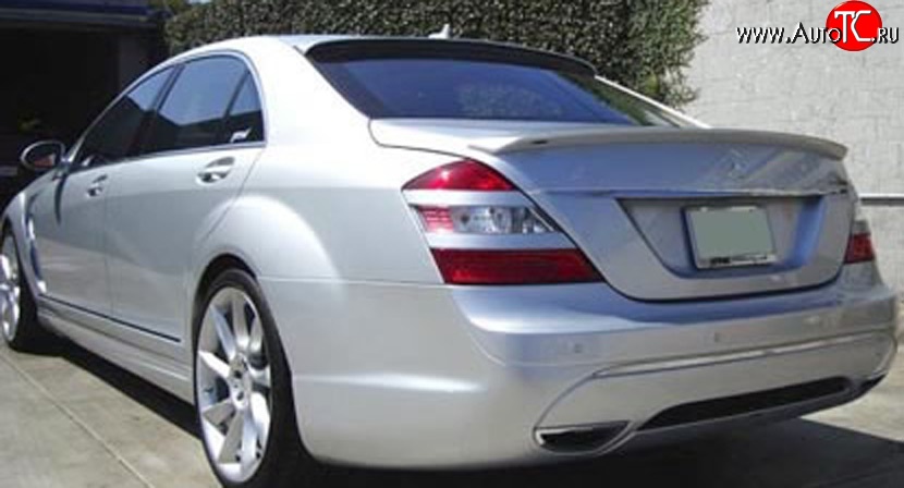 5 949 р. Спойлер LORINSER Mercedes-Benz S class W221 (2006-2013) (Неокрашенный)  с доставкой в г. Вологда