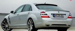 5 949 р. Спойлер LORINSER Mercedes-Benz S class W221 (2006-2013) (Неокрашенный)  с доставкой в г. Вологда. Увеличить фотографию 3