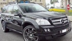 22 599 р. Накладка переднего бампера BRABUS Mercedes-Benz GL class X164 дорестайлинг (2006-2009) (Неокрашенная)  с доставкой в г. Вологда. Увеличить фотографию 2
