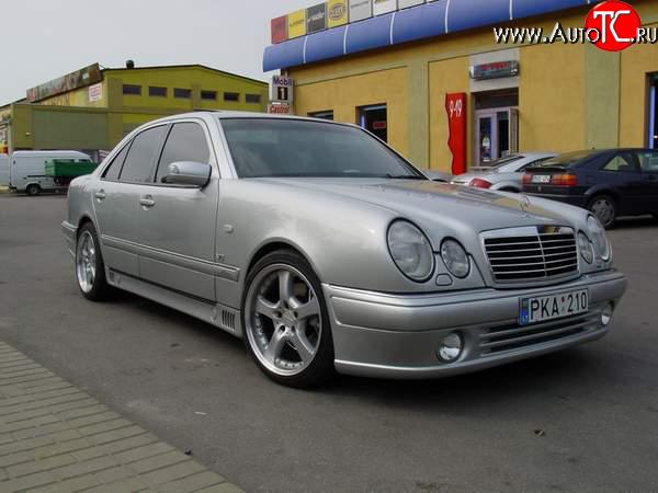 8 149 р. Передний бампер Lorinzer Mercedes-Benz E-Class W210 дорестайлинг универсал (1996-1999) (Дорестайлинг, Неокрашенный)  с доставкой в г. Вологда