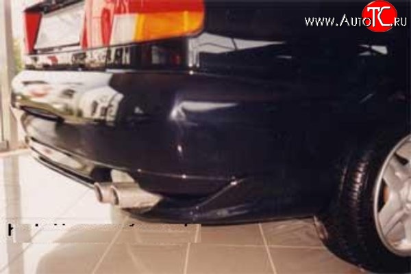 4 499 р. Накладка заднего бампера Racing Mitsubishi Carisma (1996-1999)  с доставкой в г. Вологда