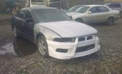 11 099 р. Передний бампер Evo style Mitsubishi Galant 8  дорестайлинг седан (1996-1998) (Без сетки, Неокрашенный)  с доставкой в г. Вологда. Увеличить фотографию 6