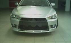 22 899 р. Передний бампер Standart Plus Mitsubishi Lancer 10 CY седан дорестайлинг (2007-2010) (Неокрашенный)  с доставкой в г. Вологда. Увеличить фотографию 3