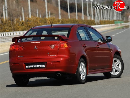 3 499 р. Задний бампер Стандарт Mitsubishi Lancer 10 CY седан дорестайлинг (2007-2010) (Неокрашенный)  с доставкой в г. Вологда