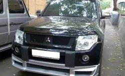 10 599 р. Накладка переднего бампера Sport Mitsubishi Pajero 4 V80 дорестайлинг (2006-2011) (Неокрашенная)  с доставкой в г. Вологда. Увеличить фотографию 2