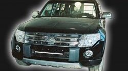 10 499 р. Накладка переднего бампера GT Dynamics Mitsubishi Pajero 4 V80 дорестайлинг (2006-2011) (Дорестайлинг, Неокрашенная)  с доставкой в г. Вологда. Увеличить фотографию 3