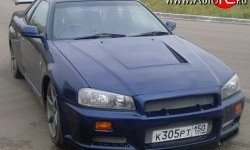 17 249 р. Пластиковый капот GTR Nissan Skyline R34 (1999-2002) (Неокрашенный)  с доставкой в г. Вологда. Увеличить фотографию 2