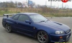 17 249 р. Пластиковый капот GTR Nissan Skyline R34 (1999-2002) (Неокрашенный)  с доставкой в г. Вологда. Увеличить фотографию 3