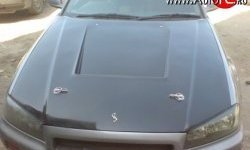 17 249 р. Пластиковый капот GTR Nissan Skyline R34 (1999-2002) (Неокрашенный)  с доставкой в г. Вологда. Увеличить фотографию 4
