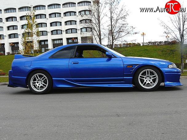 11 649 р. Пороги накладки DoLuck Nissan Skyline R33 (1993-1998) (Неокрашенные)  с доставкой в г. Вологда