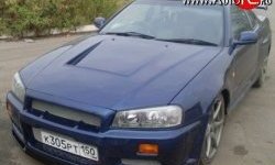 10 549 р. Передний бампер GTR Nissan Skyline R34 (1999-2002) (Неокрашенный)  с доставкой в г. Вологда. Увеличить фотографию 2